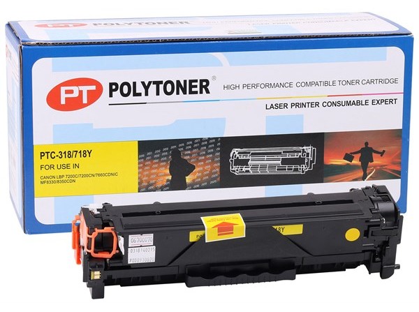 Canon CRG-718-318 Muadil Toner Sarı LBP 7200CDN LBP7680Cx